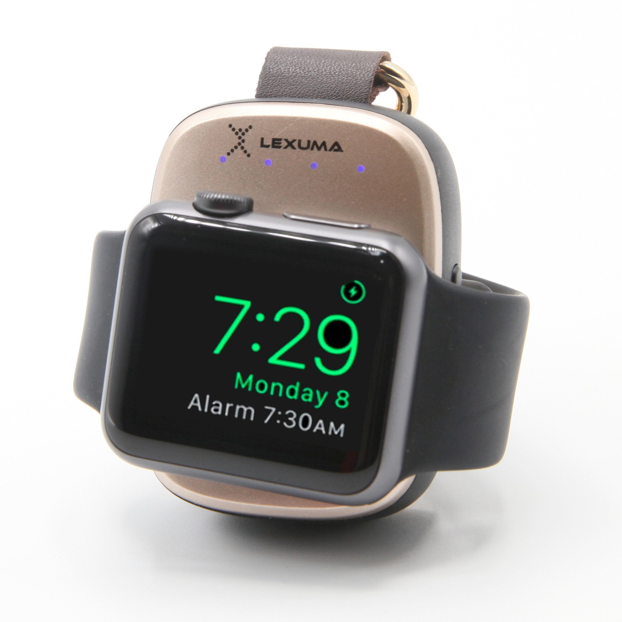 Lexuma XTAG Apple Watch Portable Charger Wireless Charging Travel Charger 辣數碼  demo gold