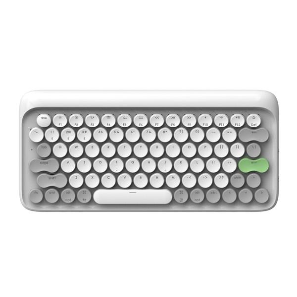 Lofree -Wireless- Mac- Mechanical- Keyboard - Vernal- White -white-background