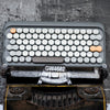 Lofree-Wireless-Mac-Mechanical-Keyboard-Autumnal-Grey-typing