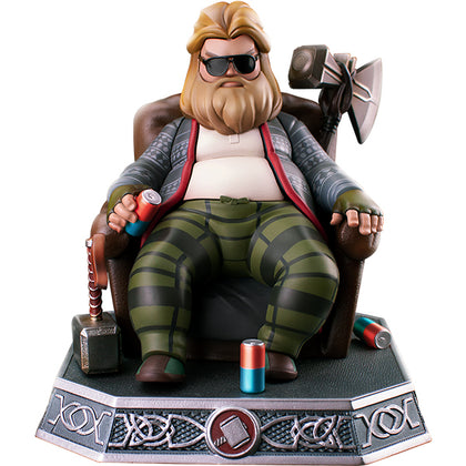 漫威復仇者聯盟：雷神索爾--胖索爾特別版正版模型手辦人偶玩具終局之戰版 Marvel's Avengers: Bro Thor Official Figure Toy square white background