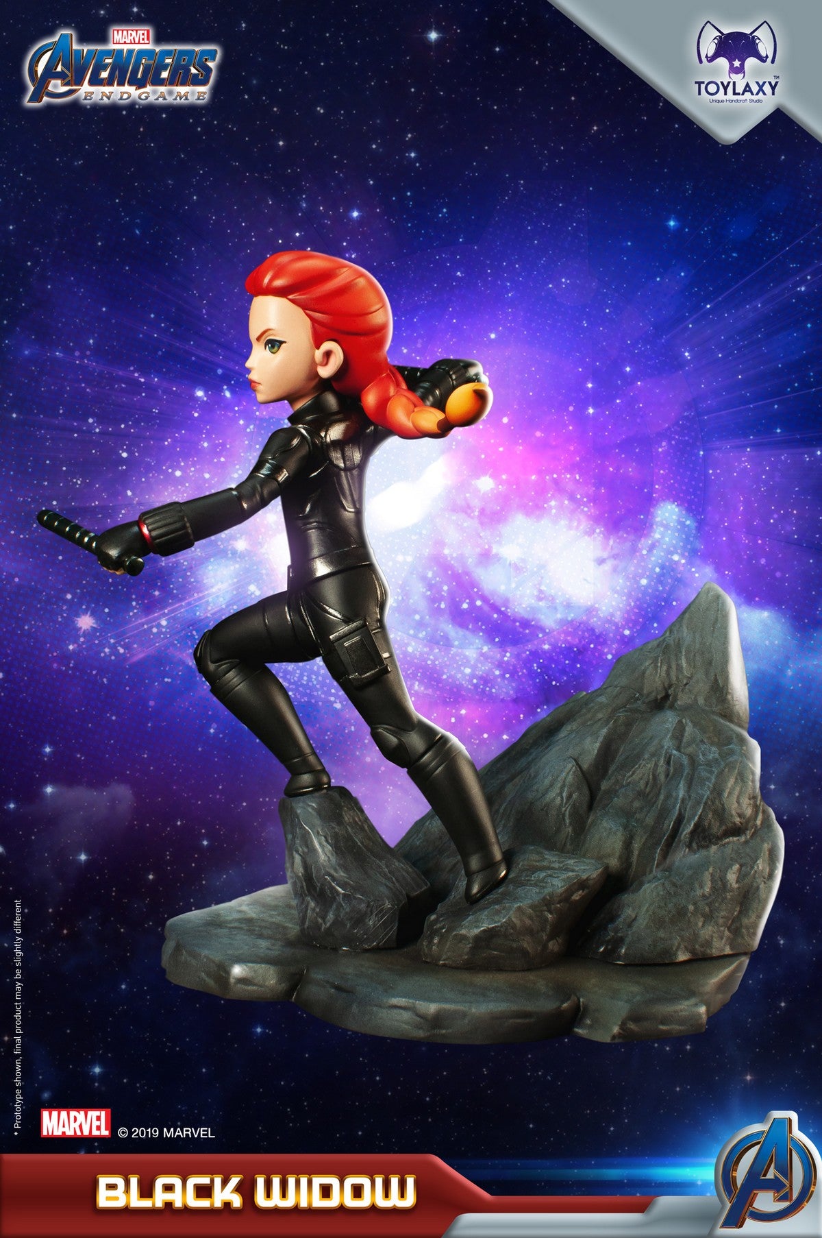 漫威復仇者聯盟：黑寡婦正版模型手辦人偶玩具 Marvel's Avengers Endgame Premium PVC Black Widow Official figure toy all character side