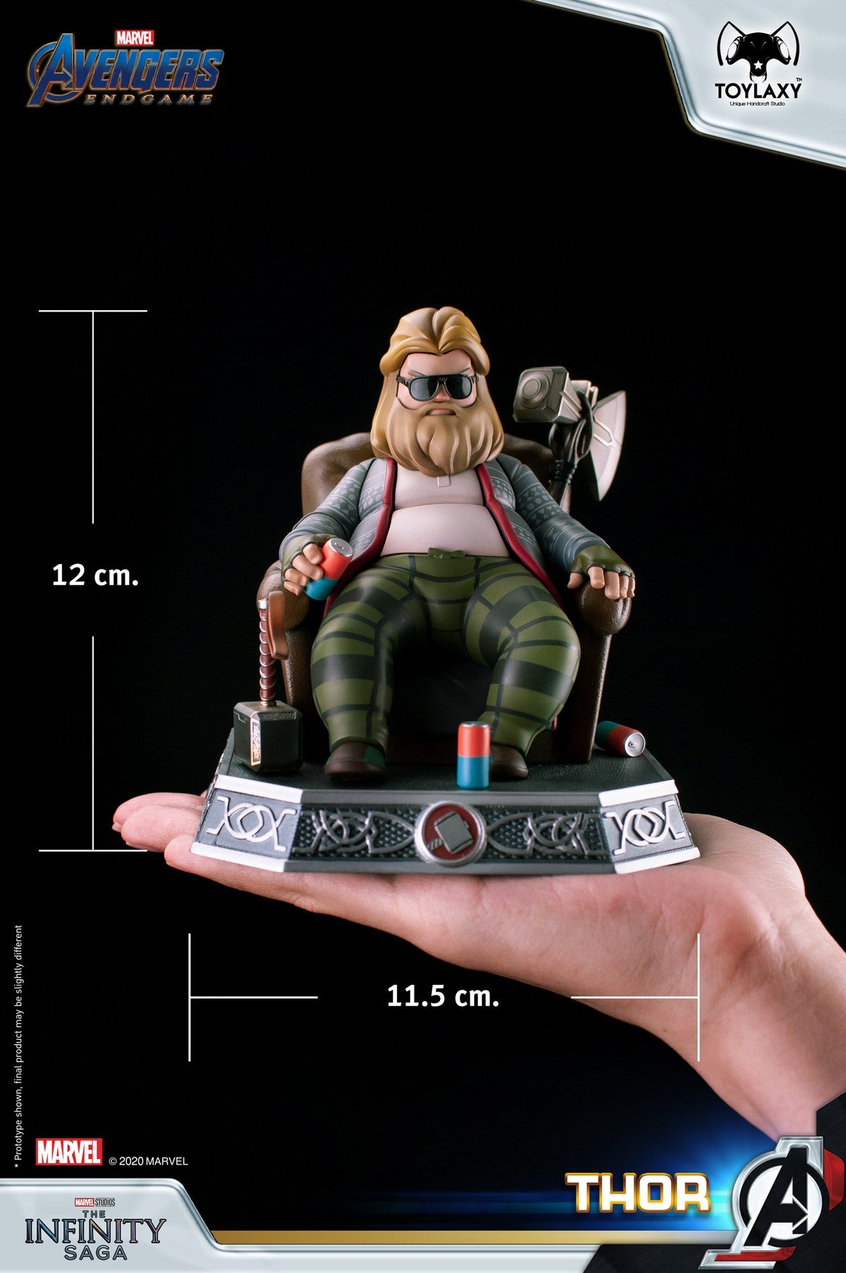 漫威復仇者聯盟：雷神索爾--胖索爾特別版正版模型手辦人偶玩具終局之戰版 Marvel's Avengers: Bro Thor Official Figure Toy size