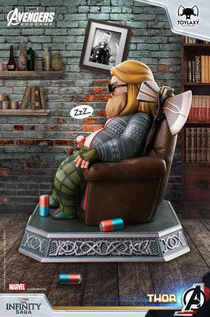 漫威復仇者聯盟：雷神索爾--胖索爾特別版正版模型手辦人偶玩具終局之戰版 Marvel's Avengers: Bro Thor Official Figure Toy small