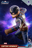 漫威復仇者聯盟：美國隊長正版模型手辦人偶玩具 Marvel's Avengers: Endgame Premium PVC Captain America official figure toy wave 1 side