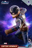 漫威復仇者聯盟：美國隊長正版模型手辦人偶玩具 Marvel's Avengers: Endgame Premium PVC Captain America official figure toy wave 1 side