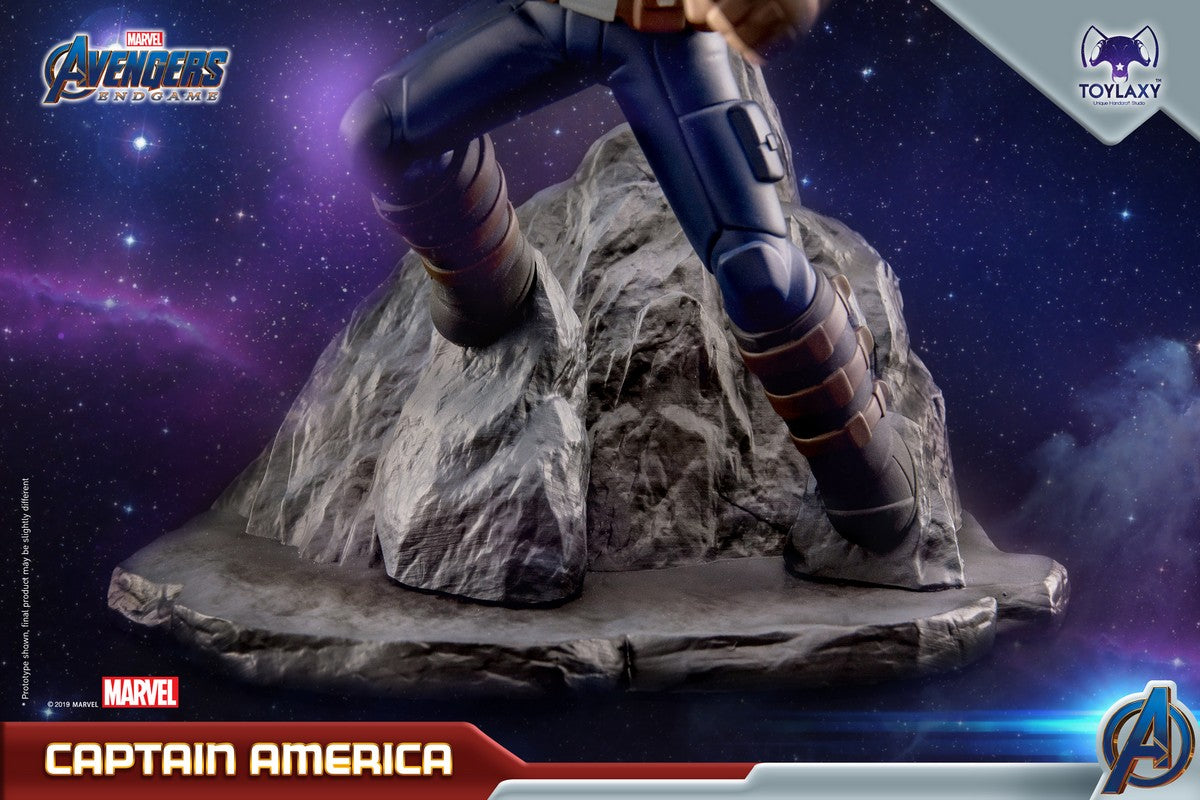 漫威復仇者聯盟：美國隊長正版模型手辦人偶玩具 Marvel's Avengers: Endgame Premium PVC Captain America official figure toy wave 1 base