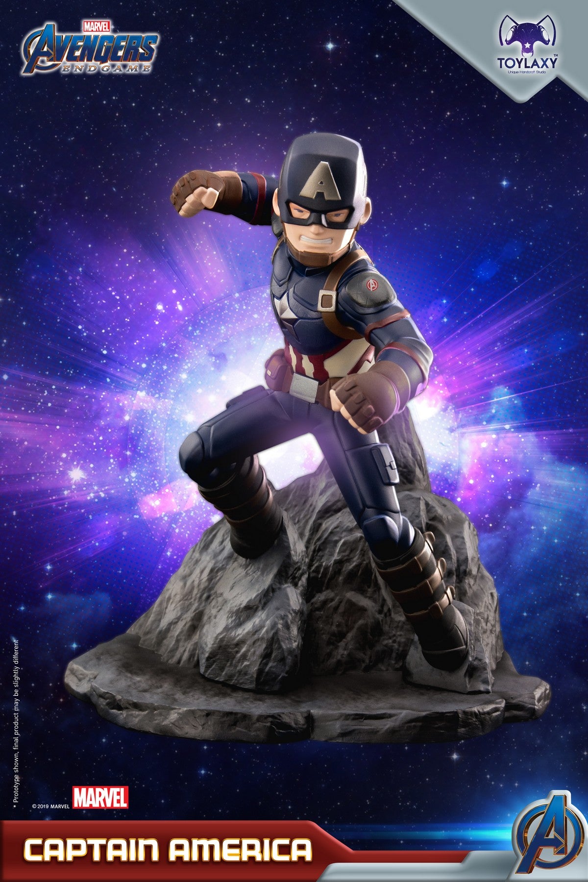 漫威復仇者聯盟：美國隊長正版模型手辦人偶玩具 Marvel's Avengers: Endgame Premium PVC Captain America official figure toy wave 1 front