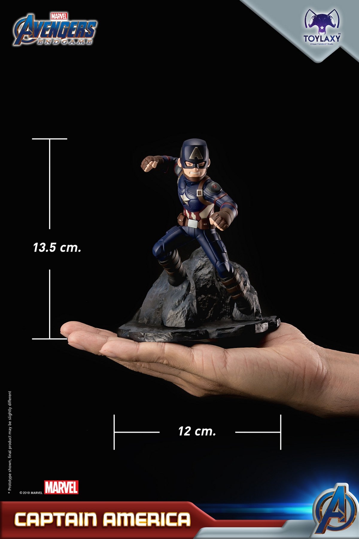 漫威復仇者聯盟：美國隊長正版模型手辦人偶玩具 Marvel's Avengers: Endgame Premium PVC Captain America official figure toy wave 1 size
