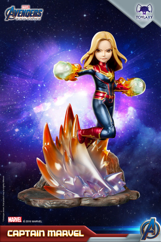 漫威復仇者聯盟：Marvel隊長正版模型手辦人偶玩具 Marvel's Avengers: Endgame Premium PVC Captain Marvel official figure toy wave 2  front