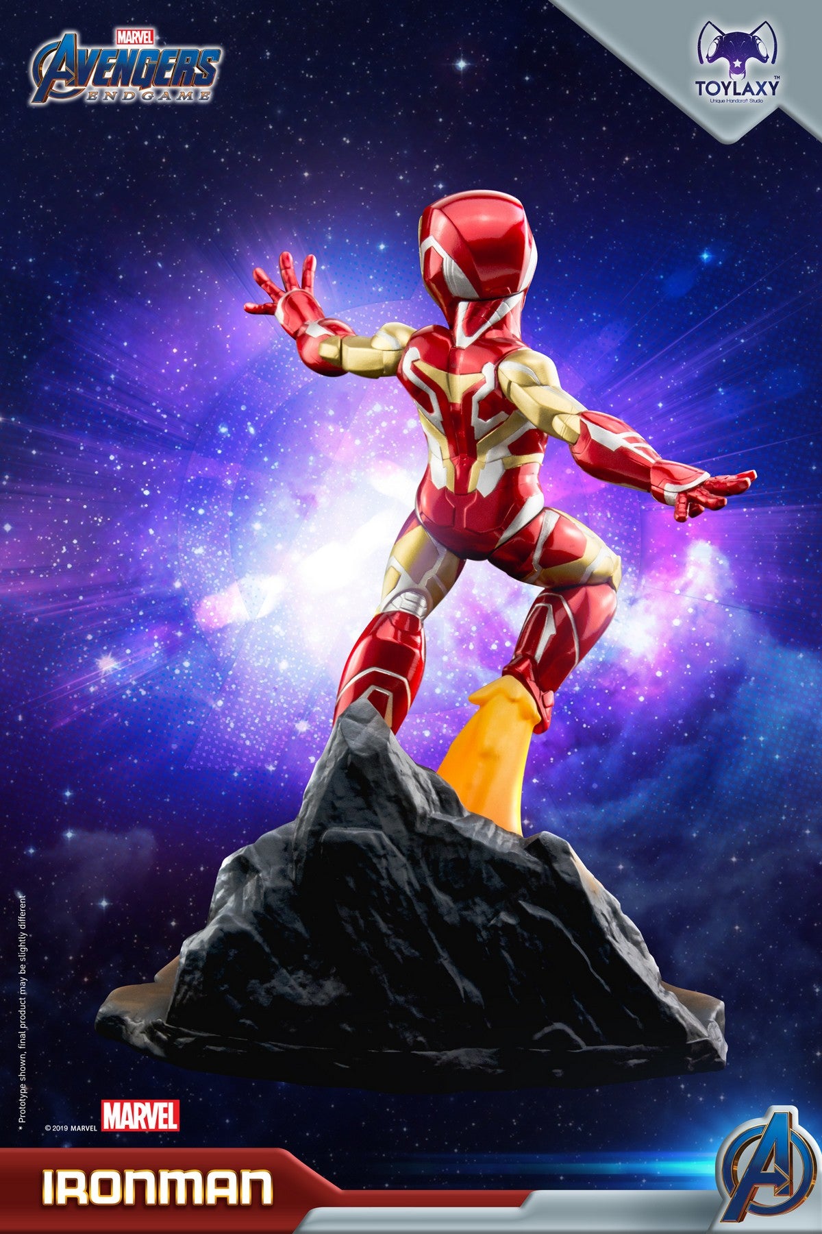 漫威復仇者聯盟：鐵甲奇俠正版模型手辦人偶玩具 Marvel's Avengers: Endgame Premium PVC Iron Man Official figure toy back