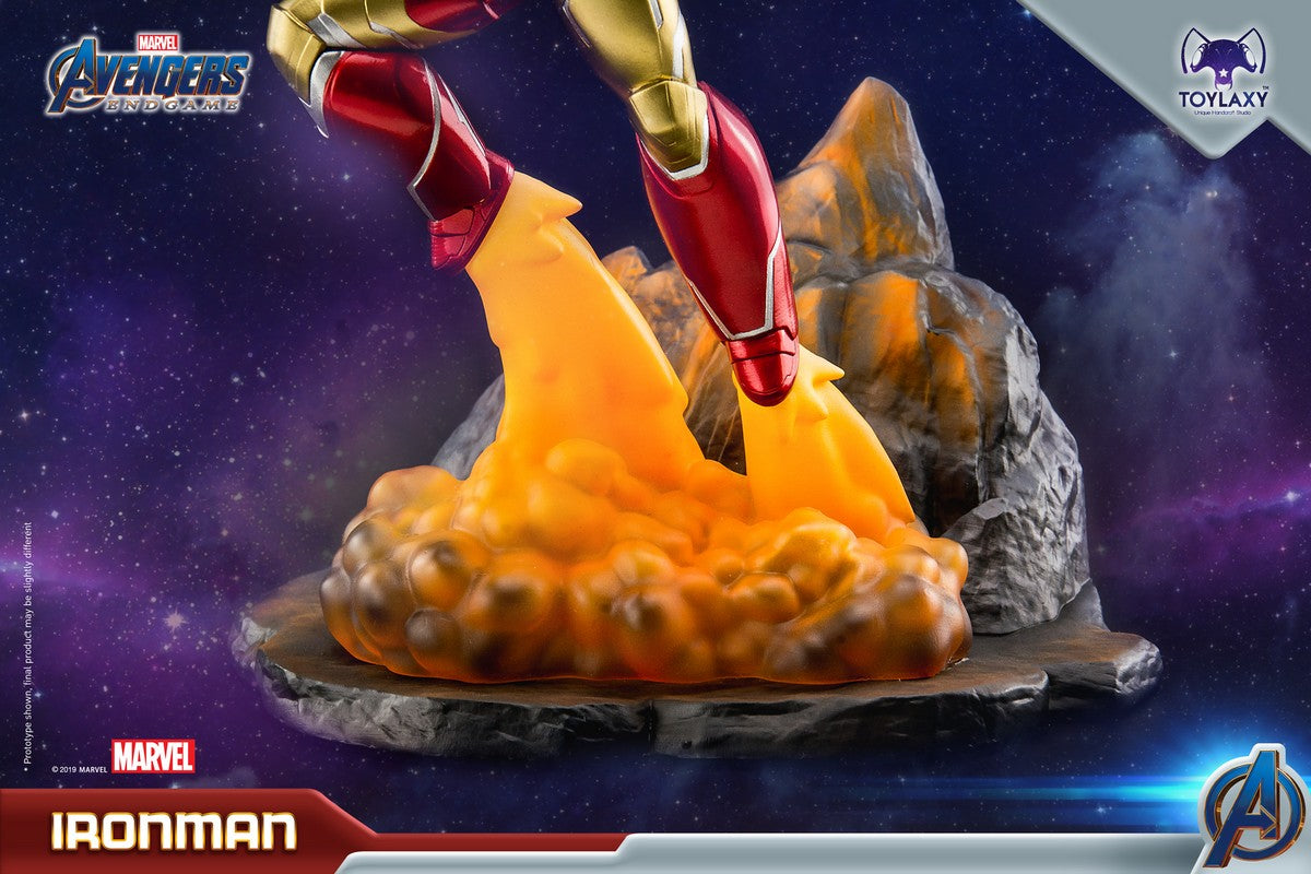 漫威復仇者聯盟：鐵甲奇俠正版模型手辦人偶玩具 Marvel's Avengers: Endgame Premium PVC Iron Man Official figure toy base