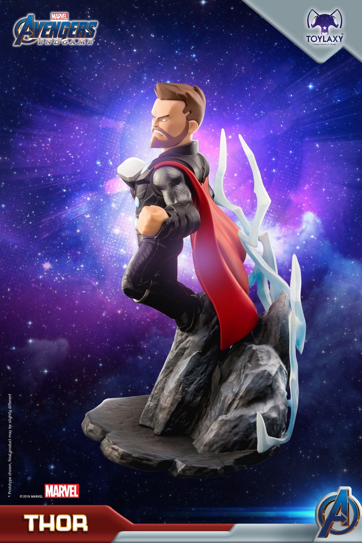漫威復仇者聯盟：雷神索爾正版模型手辦人偶玩具 Marvel's Avengers: Endgame Premium PVC Thor official figure toy 1 thor doll side