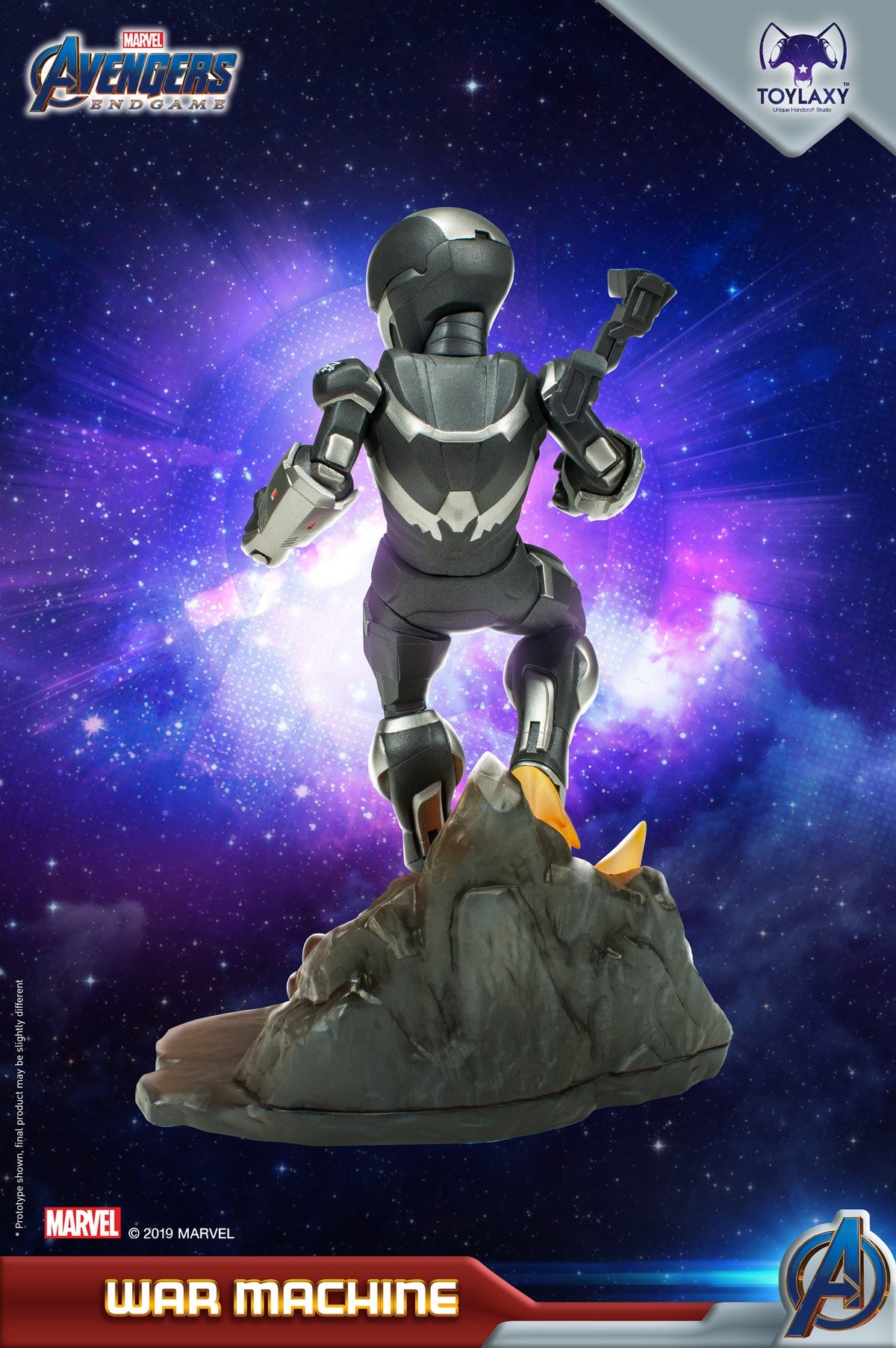 漫威復仇者聯盟：戰爭機器正版模型手辦人偶玩具 Marvel's Avengers: Endgame Premium PVC War Machine official figure toy wave 2 back