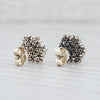 Pandora Snowflake Silver Stud Earrings with Clear Cubic Zirconia #290589CZ