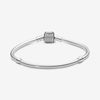 Pandora Silver Bracelet with Clear Cubic Zirconia #590723CZ-16