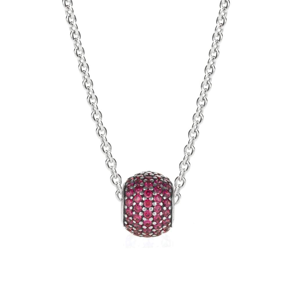 Pandora Red Pavé Ball Charm #791051CZR