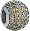 Pandora SEND A GIFT IDEA Golden Pavé Ball Charm #791051FCZ