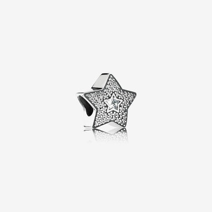 Pandora Pavé Wishing Star Charm #791384CZ