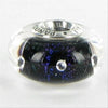 Pandora Midnight Blue Fizzle Murano Charm #791627CZ