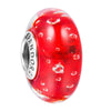 Pandora Red Fizzle Murano Charm #791631CZ