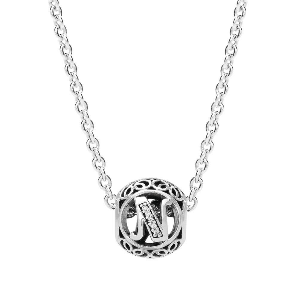Pandora Vintage N Charm #791858CZ