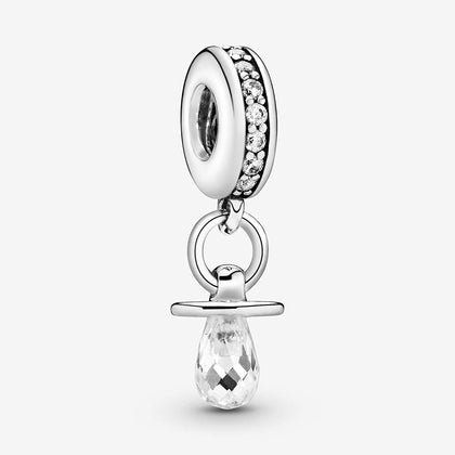 Pandora Pacifier Dangle Charm #791890CZ