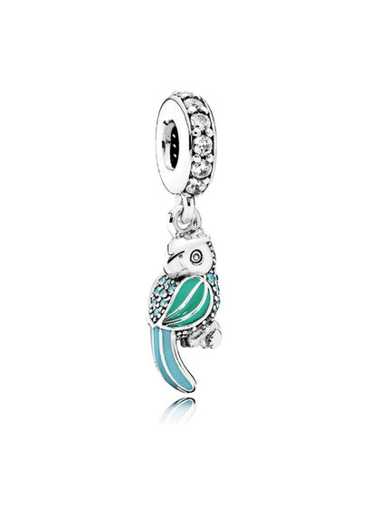 Pandora Pavé Parrot Dangle Charm #791903ENMX