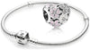 Pandora Poetic Blooms Charm #791825ENMX bracelet