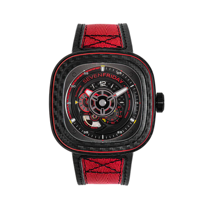 SEVENFRIDAY P3C/04 "RED CARBON" Watch
