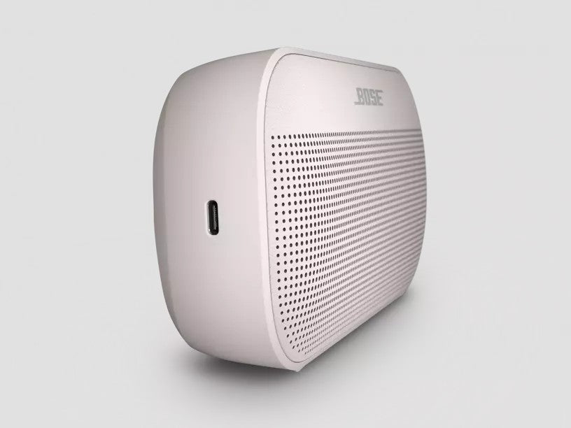 Bose SoundLink Flex Bluetooth® Speaker​ white smoke side view type C