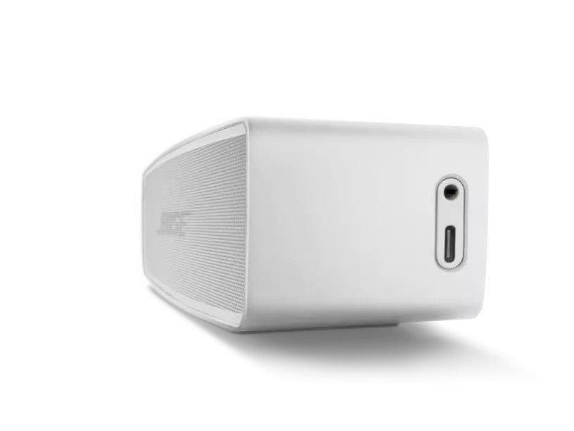Bose SoundLink Mini II Special Edition silver side view