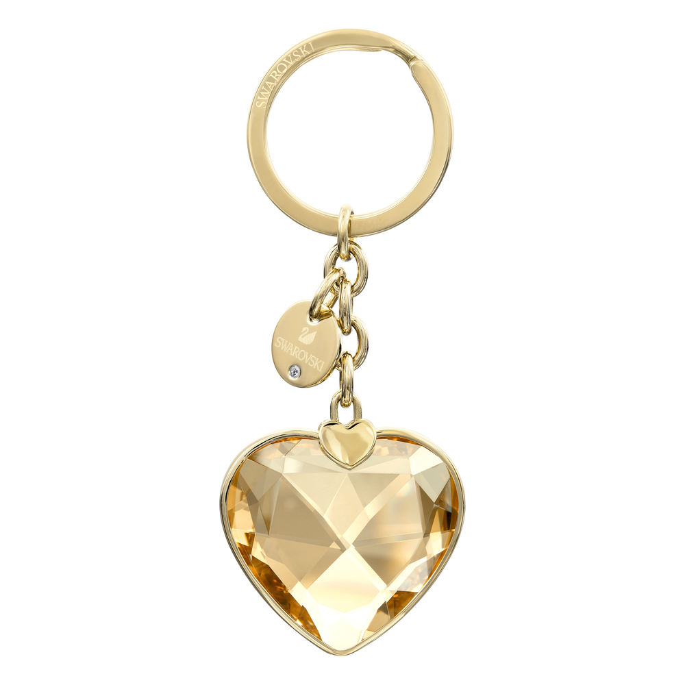 SWAROVSKI New Heart keychain Swarovski gold plating #5127860