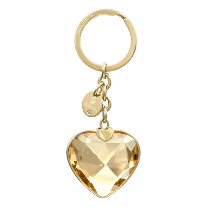 SWAROVSKI New Heart keychain Swarovski gold plating #5127860