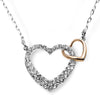 SWAROVSKI Dear Clear Crystal & Rose Gold Small Heart Pendant #5156815