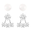 SWAROVSKI Attract Crystal Pearl & Clear Crystal Earring Jackets Set #5184312