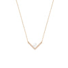 SWAROVSKI Edify Clear Crystal & Pearl Rose Gold Small Necklace #5186847