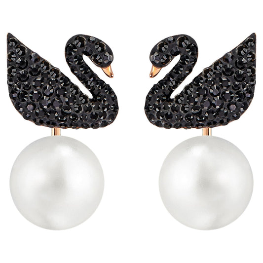 SWAROVSKI Swarovski Iconic Swan Pierced Earring Jackets #5193949
