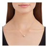 SWAROVSKI Edify Clear Crystal & Pearl Rhodium Small Necklace #5213361