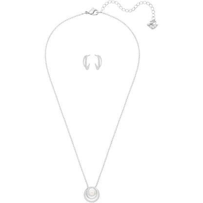 SWAROVSKI Free Set - White #5225437 Necklace and Earrings in one Set!