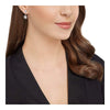 SWAROVSKI SWAROVSKI Fizzy Rhodium & Clear Crystal Earring Jackets #5230287 model