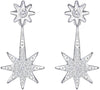 SWAROVSKI SWAROVSKI Fizzy Rhodium & Clear Crystal Earring Jackets #5230287