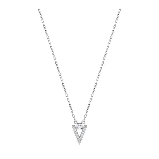 SWAROVSKI Funk Rhodium & Clear Crystal Necklace #5241271