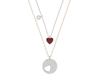 SWAROVSKI Crystal Wishes Heart Pendant Set  #5255351