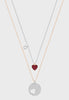 SWAROVSKI Crystal Wishes Heart Pendant Set  #5255351