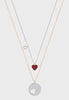 SWAROVSKI Crystal Wishes Heart Pendant Set  #5255351