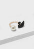 SWAROVSKI Iconic Swan Ring - Rose Gold - Size 55 #5256266