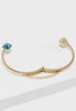 SWAROVSKI Glance Gold Bangle Medium #5278533