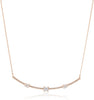 SWAROVSKI gray necklace - Rose Gold #5290962
