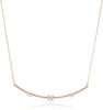SWAROVSKI gray necklace - Rose Gold #5290962