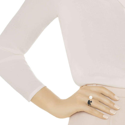 SWAROVSKI Iconic Swan Open Ring Size 52 #5296470